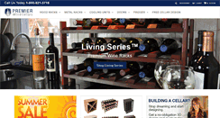 Desktop Screenshot of premierwinecellars.com